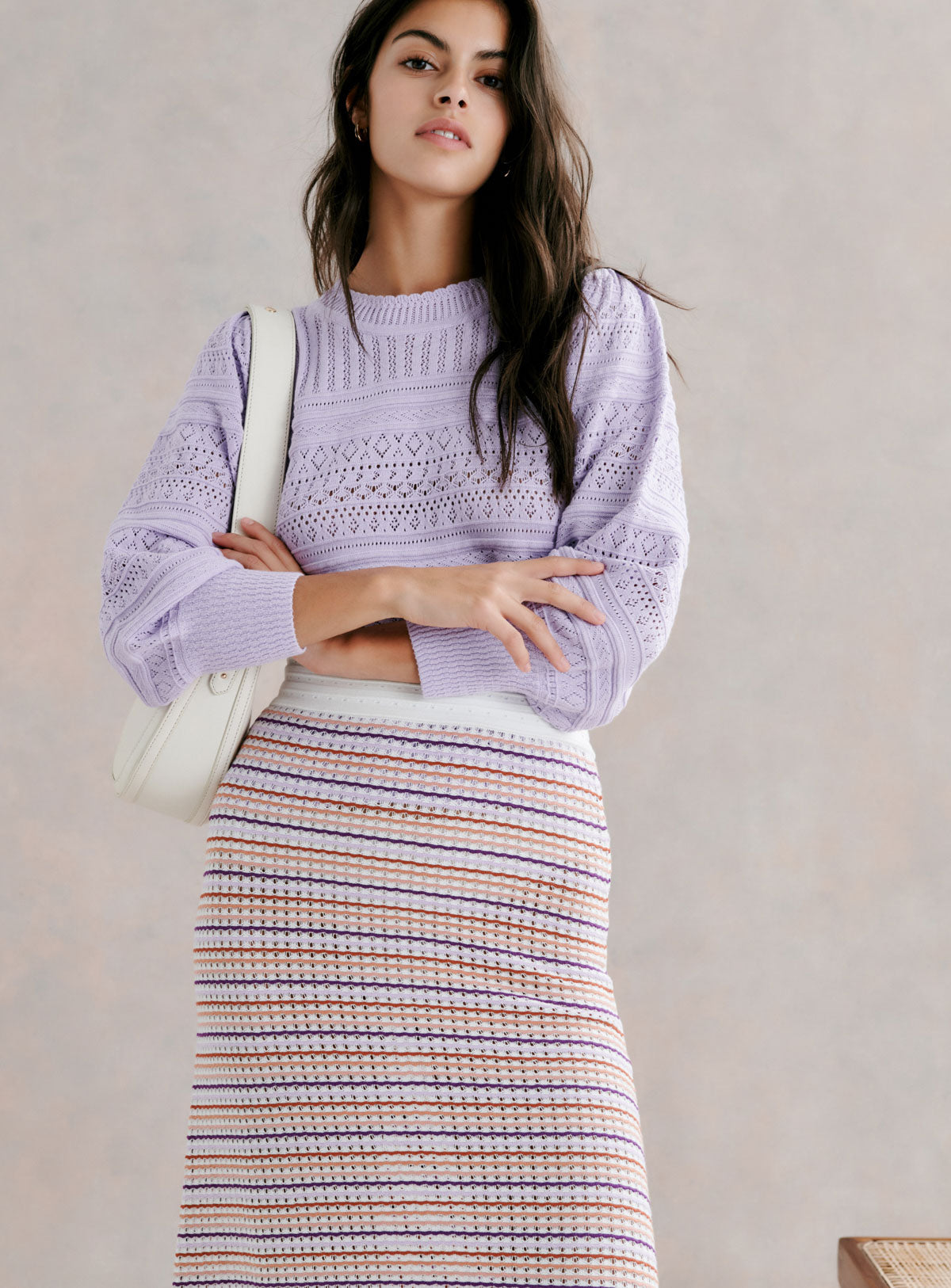 Top Maille Milet - Lila