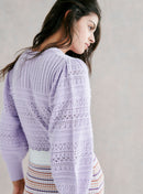 Top Maille Milet - Lila