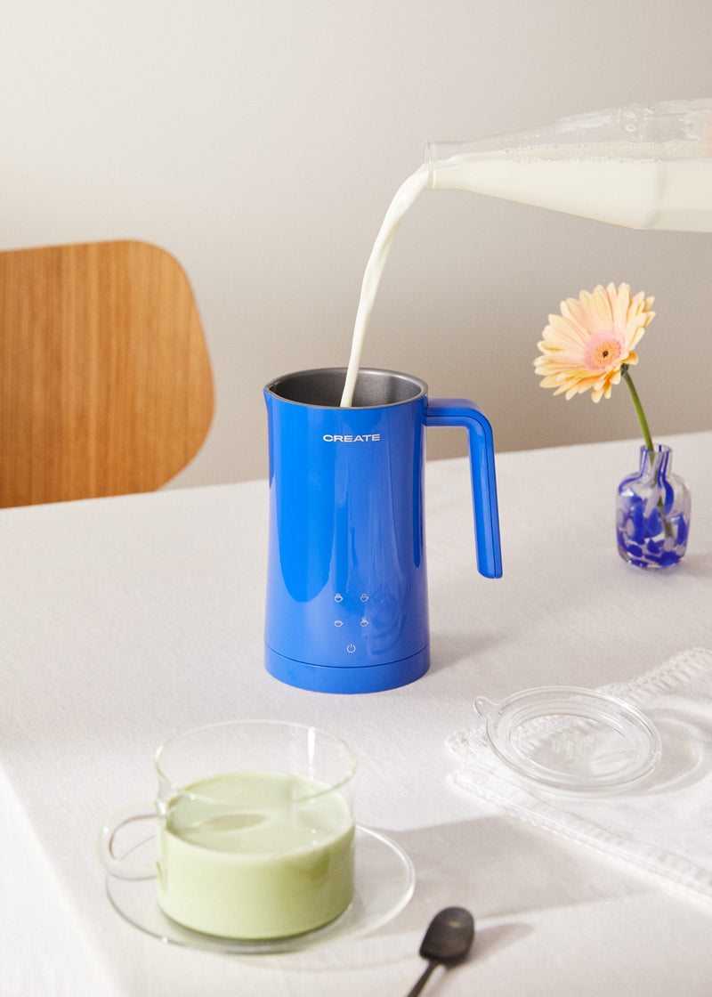 Milk Frother Studio - Mousseur À Lait Et Chauffe-Lait - Bleu Cobalt