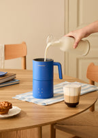 Milk Frother Studio Pro - Dishwasher-Safe Milk Frother & Heater - Cobalt Blue