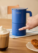 Milk Frother Studio Pro - Mousseur & Chauffe-Lait Compatible Lave-Vaisselle - Bleu Cobalt