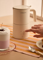 Milk Frother Studio Pro - Dishwasher-Safe Milk Frother & Heater - Off-White