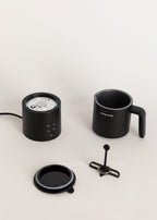 Milk Frother Studio Pro - Dishwasher-Safe Milk Frother & Heater - Black