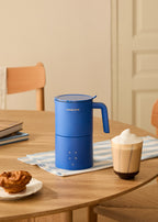 Milk Frother Studio Pro - Dishwasher-Safe Milk Frother & Heater - Cobalt Blue