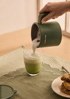 Studio Pro Milk Frother - Dishwasher-Safe Frother & Milk Heater - Sage Green