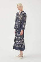 Robe Longue Milos - Marine
