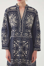 Robe Longue Milos - Marine