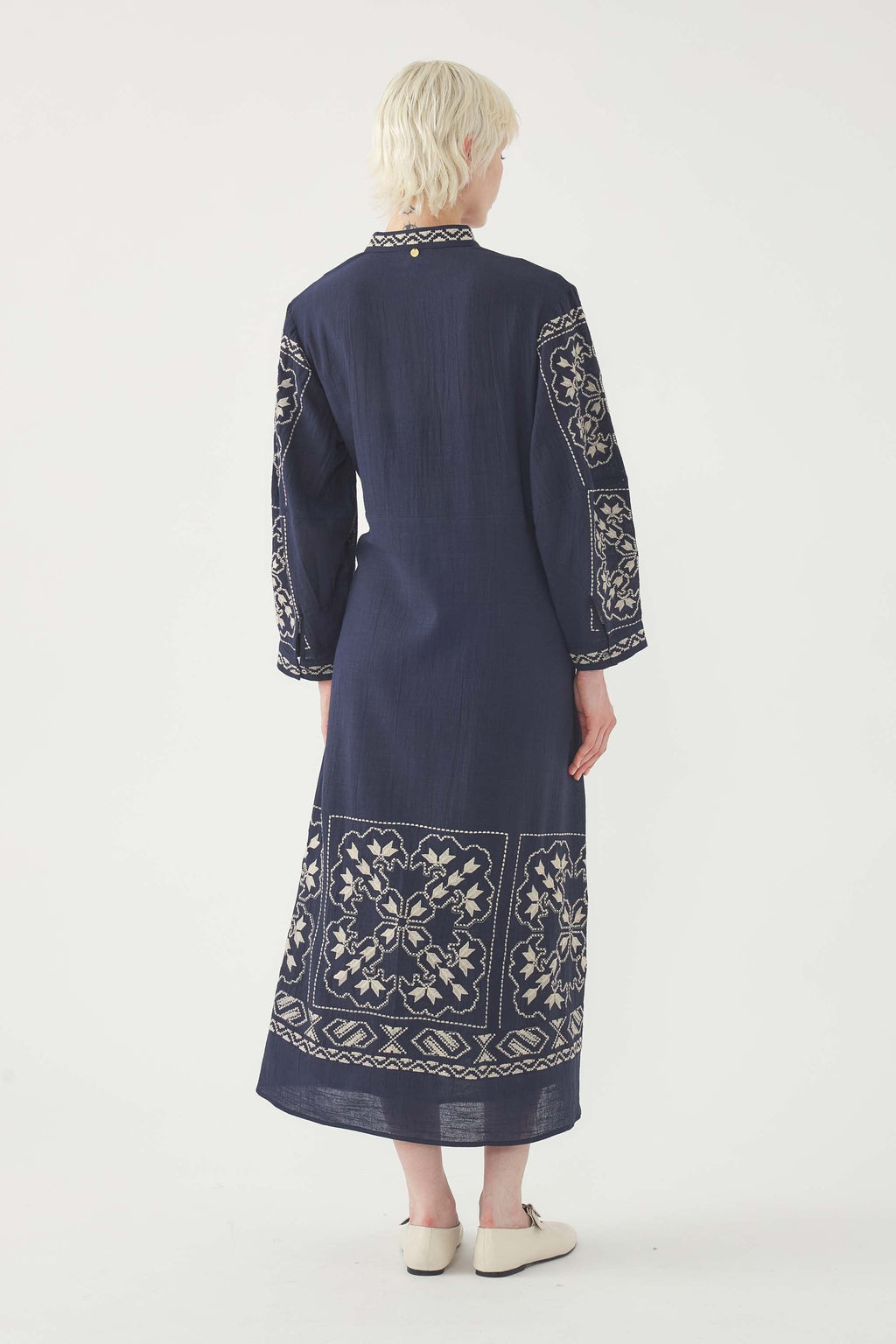 Robe Longue Milos - Marine