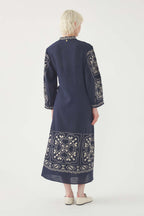 Robe Longue Milos - Marine
