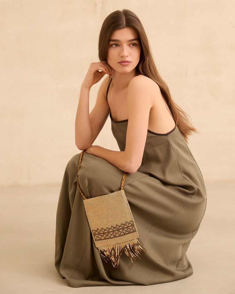 MIM Bolso Unica Swing Bag Dorado