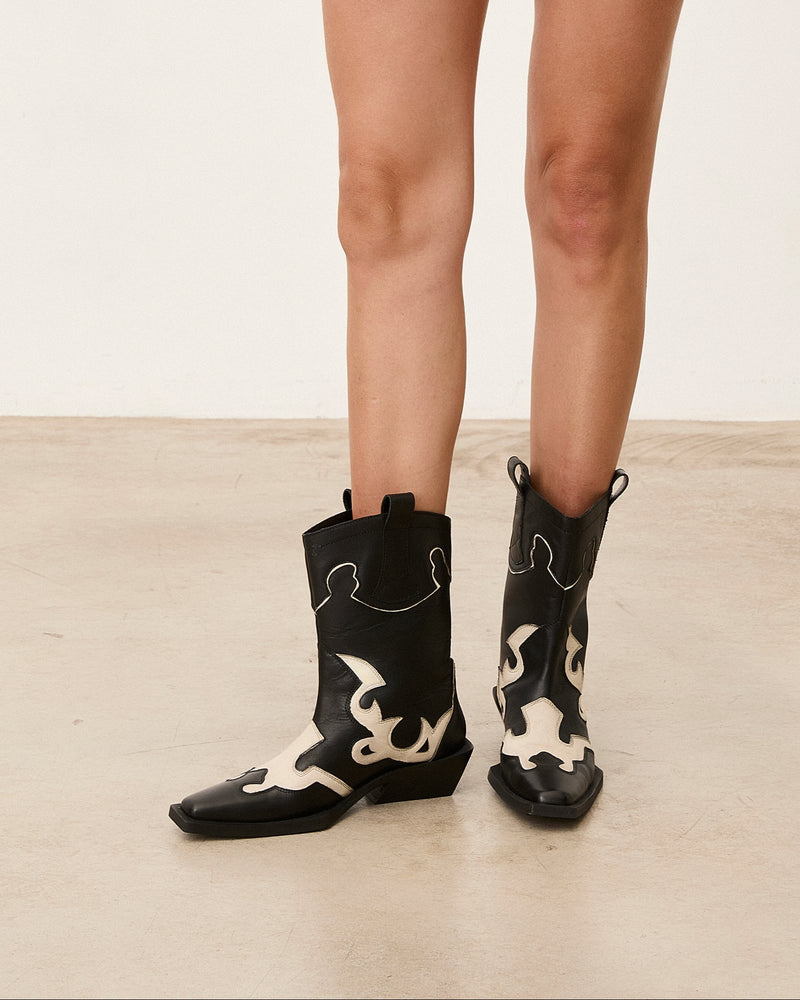 MIM Botas y botines LORY WESTERN NEGRO