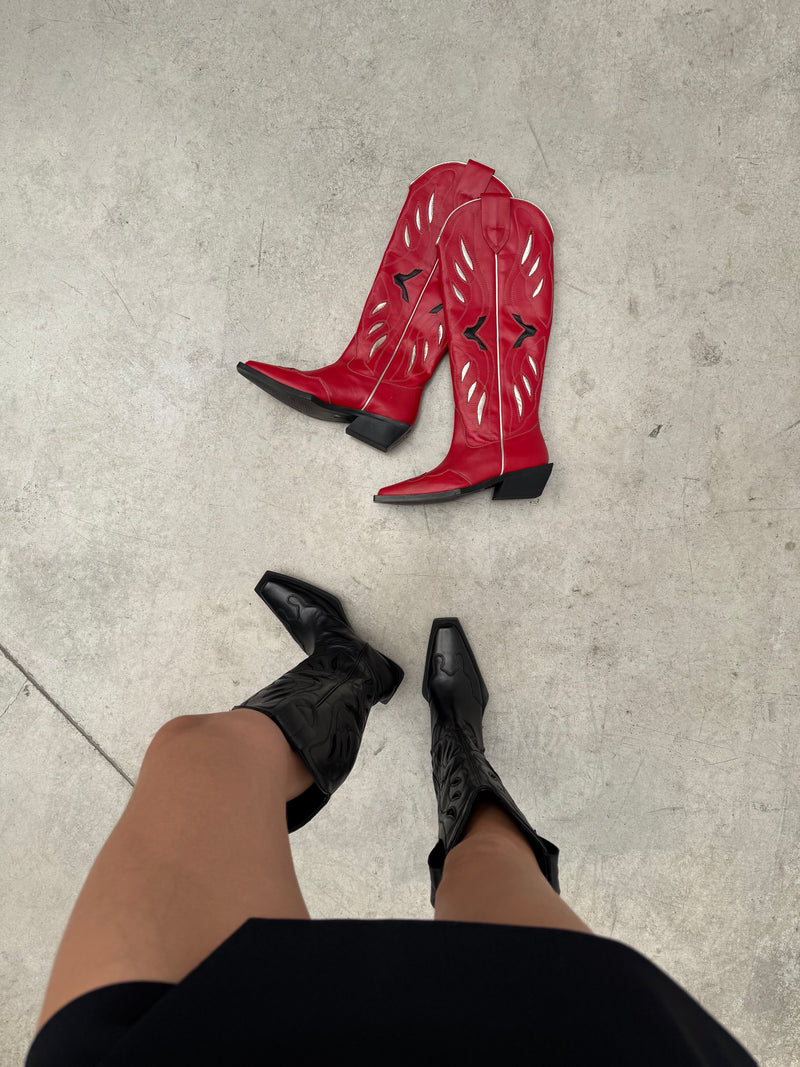 MIM Botas y botines RED WESTERN NEGRO
