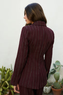 MIM Chaqueta BLAZER ELY BERENJENA