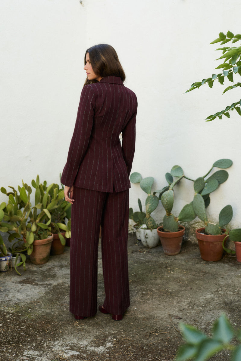 MIM Chaqueta BLAZER ELY BERENJENA