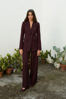 MIM Chaqueta BLAZER ELY BERENJENA