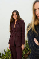 MIM Chaqueta BLAZER ELY BERENJENA