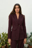 MIM Chaqueta BLAZER ELY BERENJENA