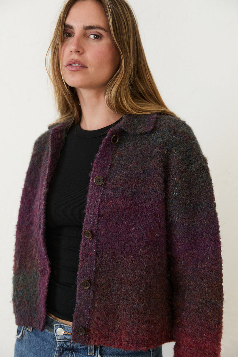 MIM Chaqueta Chaqueta Oli Burdeos