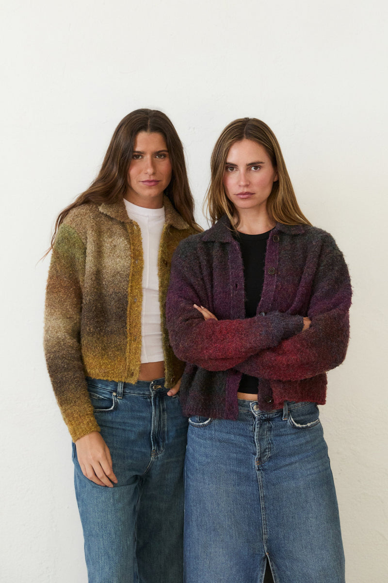 MIM Chaqueta Chaqueta Oli Burdeos