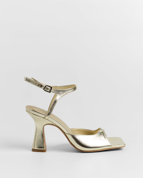 MIM Sandalia de tacón Adele Dorado