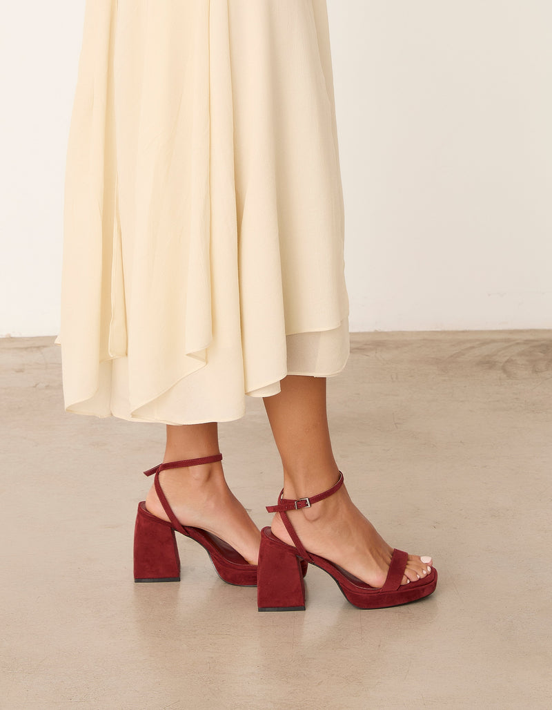 MIM Sandalia de tacón BAZ TEJA