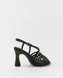 MIM Sandalia de tacón EVE OLIVA SATIN