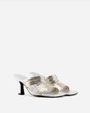 MIM Sandalia de tacón LEXIE PLATA