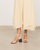 MIM Sandalia de tacón LIANE BEIGE