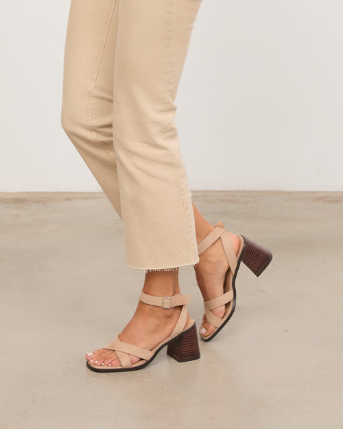 MIM Sandalia Tacon LUC BEIGE