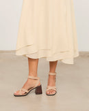 MIM Sandalia de tacón LUC BEIGE