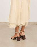 MIM Sandalia de tacón LUC BEIGE