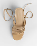 Sandalias de Tacón Nori - Nude