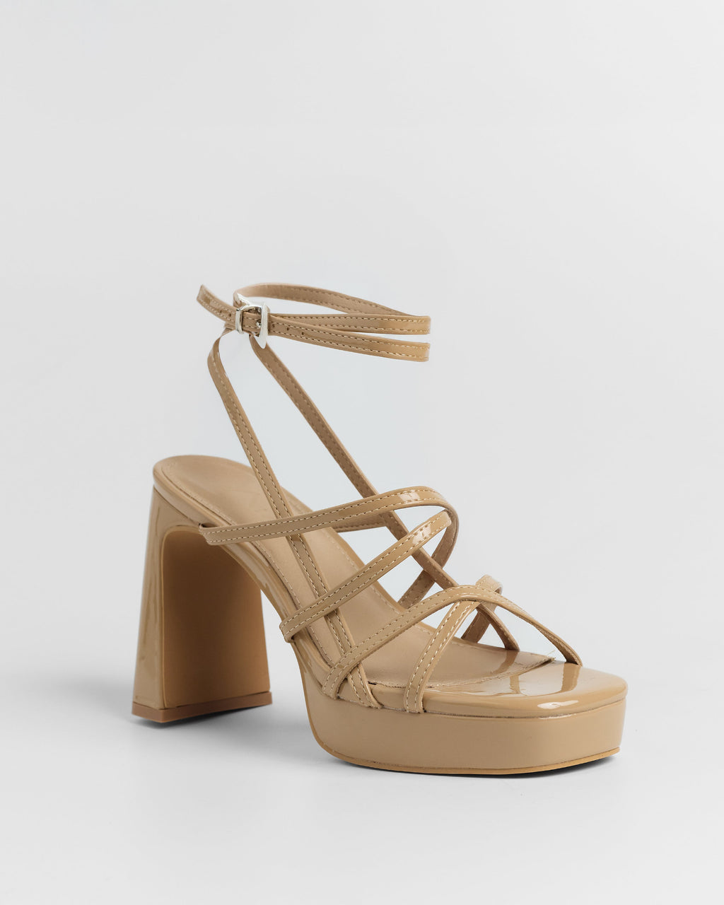 Sandalias de Tacón Nori - Nude