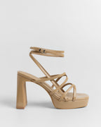 Sandalias de Tacón Nori - Nude