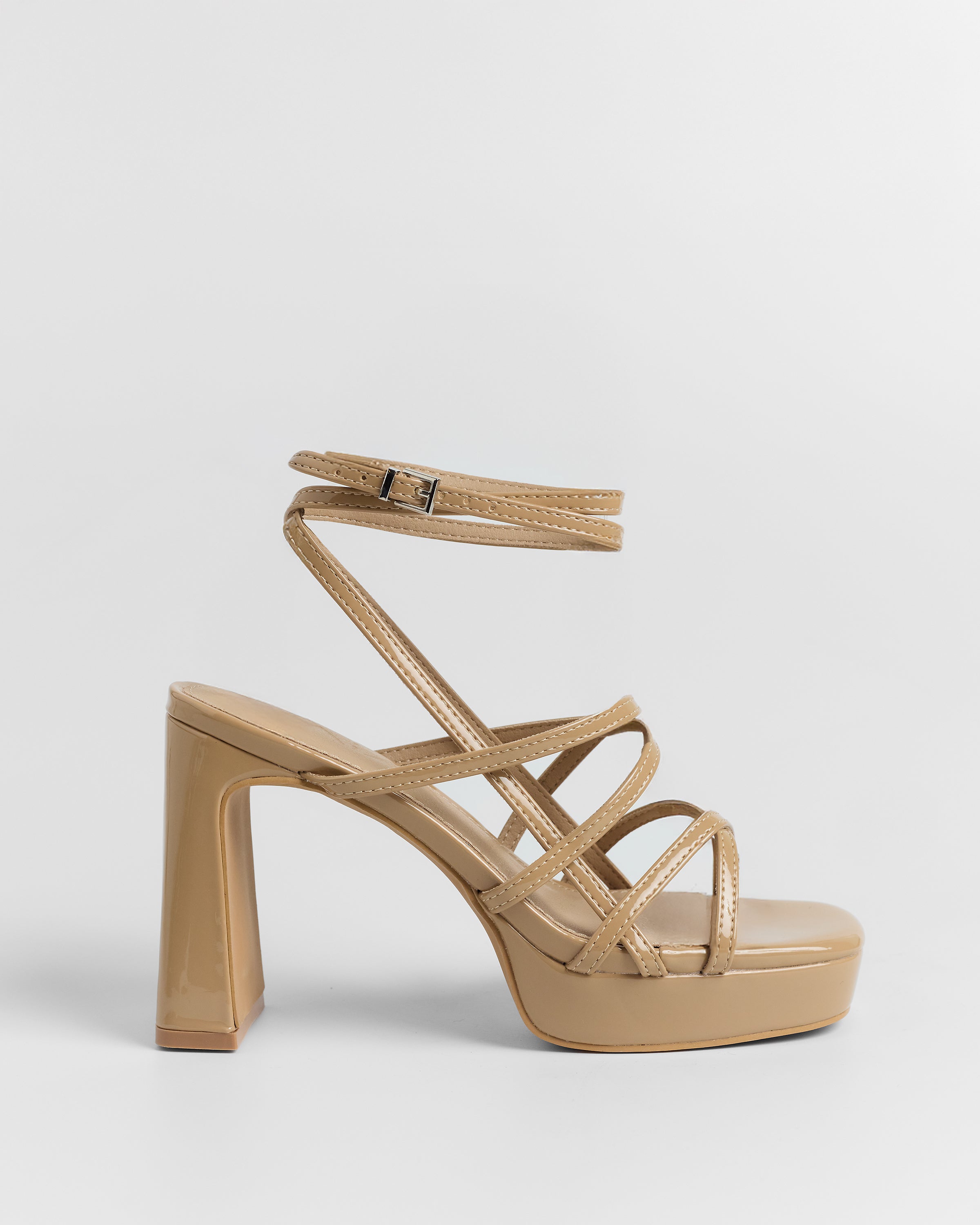 Sandalias de Tacón Nori - Nude