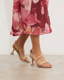 MIM Sandalia de tacón Rafaella Nude