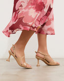 MIM Sandalia de tacón Rafaella Nude