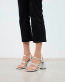 MIM Sandalia Tacon RUNI PLATA