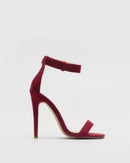 MIM Sandalia de tacón Vega Burgundy