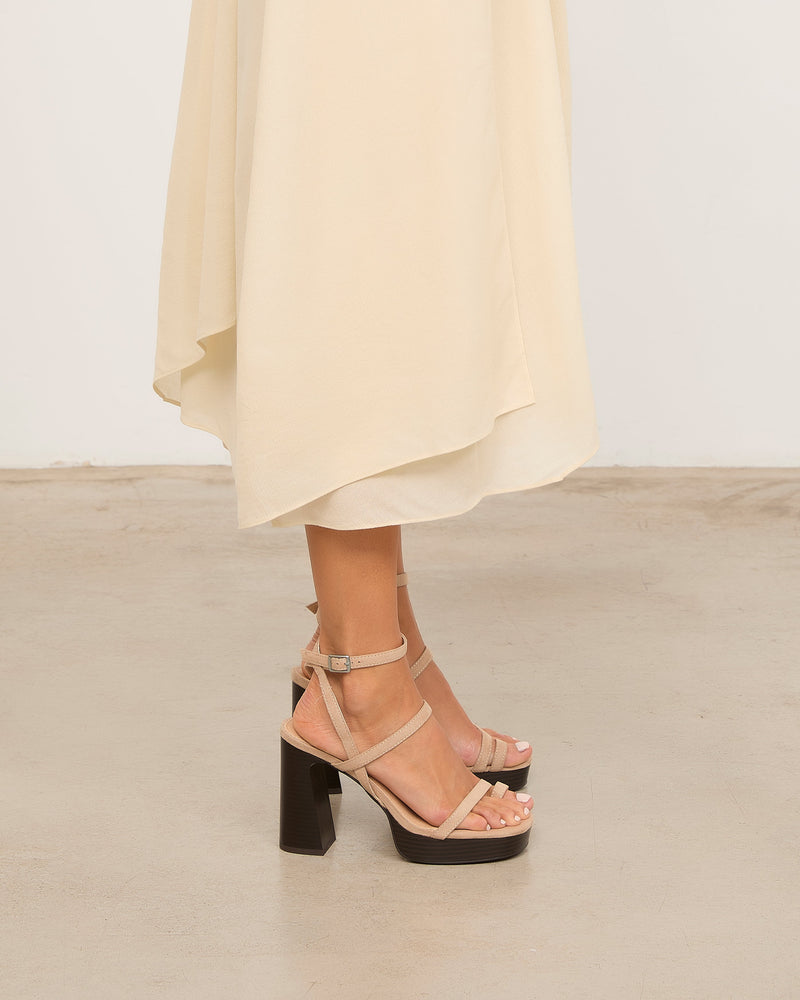 MIM Sandalia de tacón WILLY BEIGE