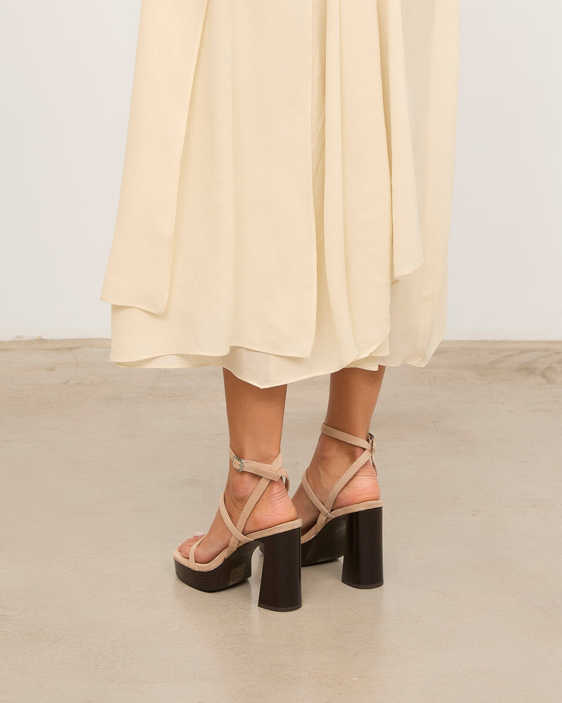 MIM Sandalia de tacón WILLY BEIGE