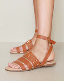 MIM Sandalia plana Amabella Camel