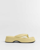 MIM Sandalia plana Brust Amarillo