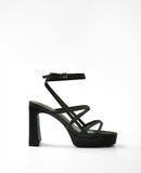 Mim shoes Sandalia de tacón NORI OLIVA SATIN