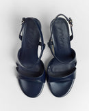 Mim shoes Sandalia de tacón RAFAELLA AZUL MARINO