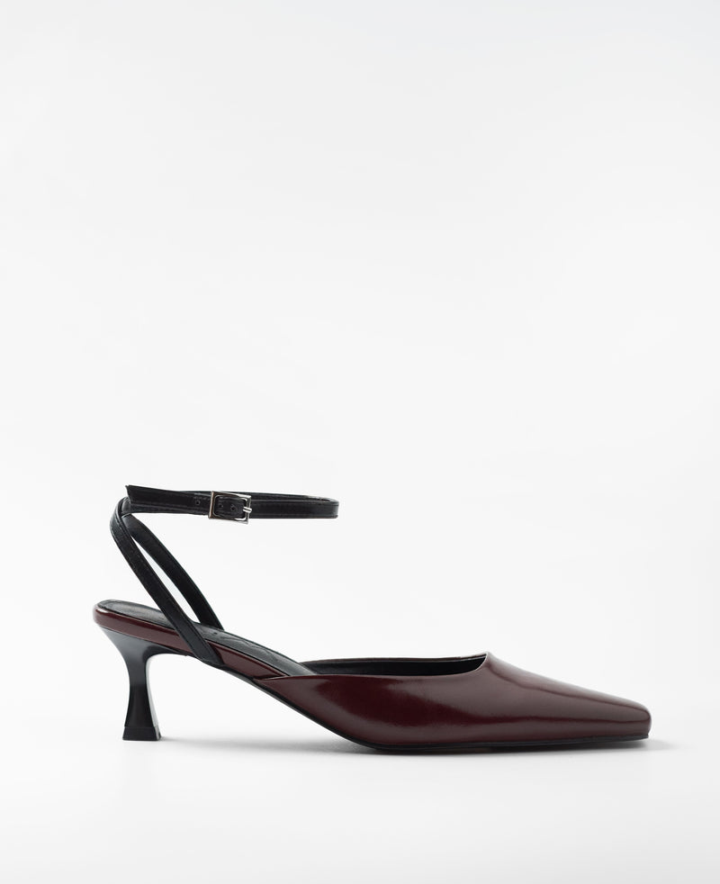 Mim shoes Tacón cerrado KOKO BURDEOS