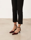 Mim shoes Tacón cerrado KOKO BURDEOS