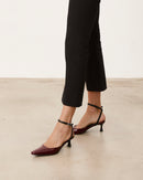 Mim shoes Tacón cerrado KOKO BURDEOS