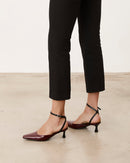 Mim shoes Tacón cerrado KOKO BURDEOS