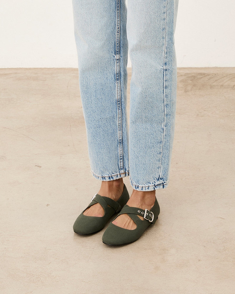 Mim shoes Zapato plano FLO KAKI